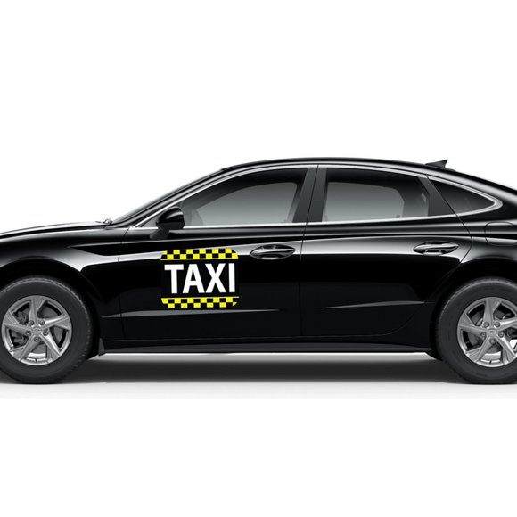Large 12x18 Pair of TAXI Service Car Magnets Generic Signs Vehicle Driver Sign - Picture 2 of 3
